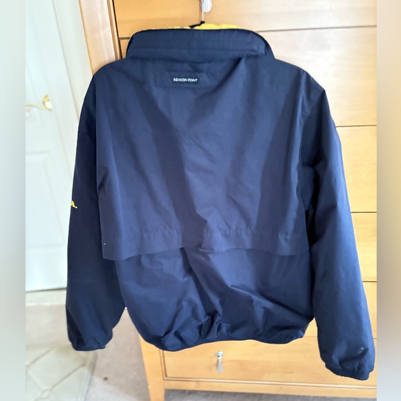 Beacon Point | Long Sleeve | Blue Zip-Up Logo Embroidered Jacket with |… - Picture 6 of 9